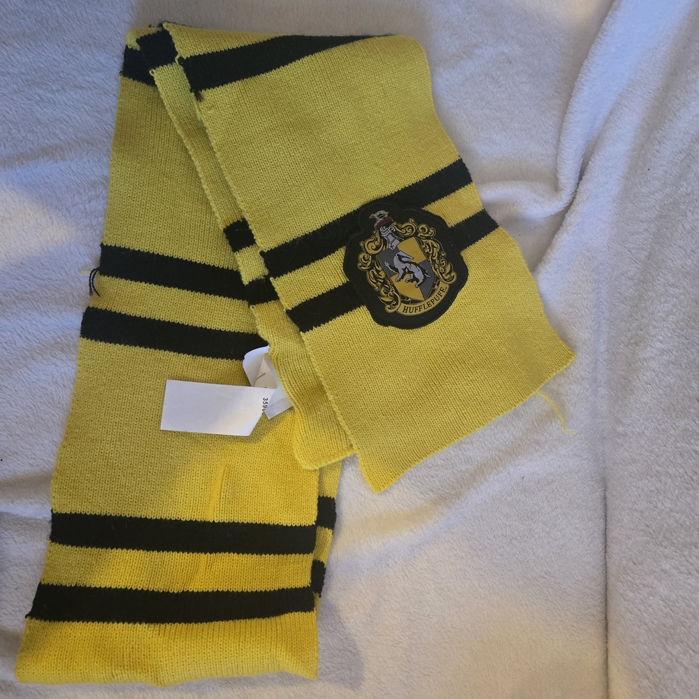 Yellow and Black Kids Scarf